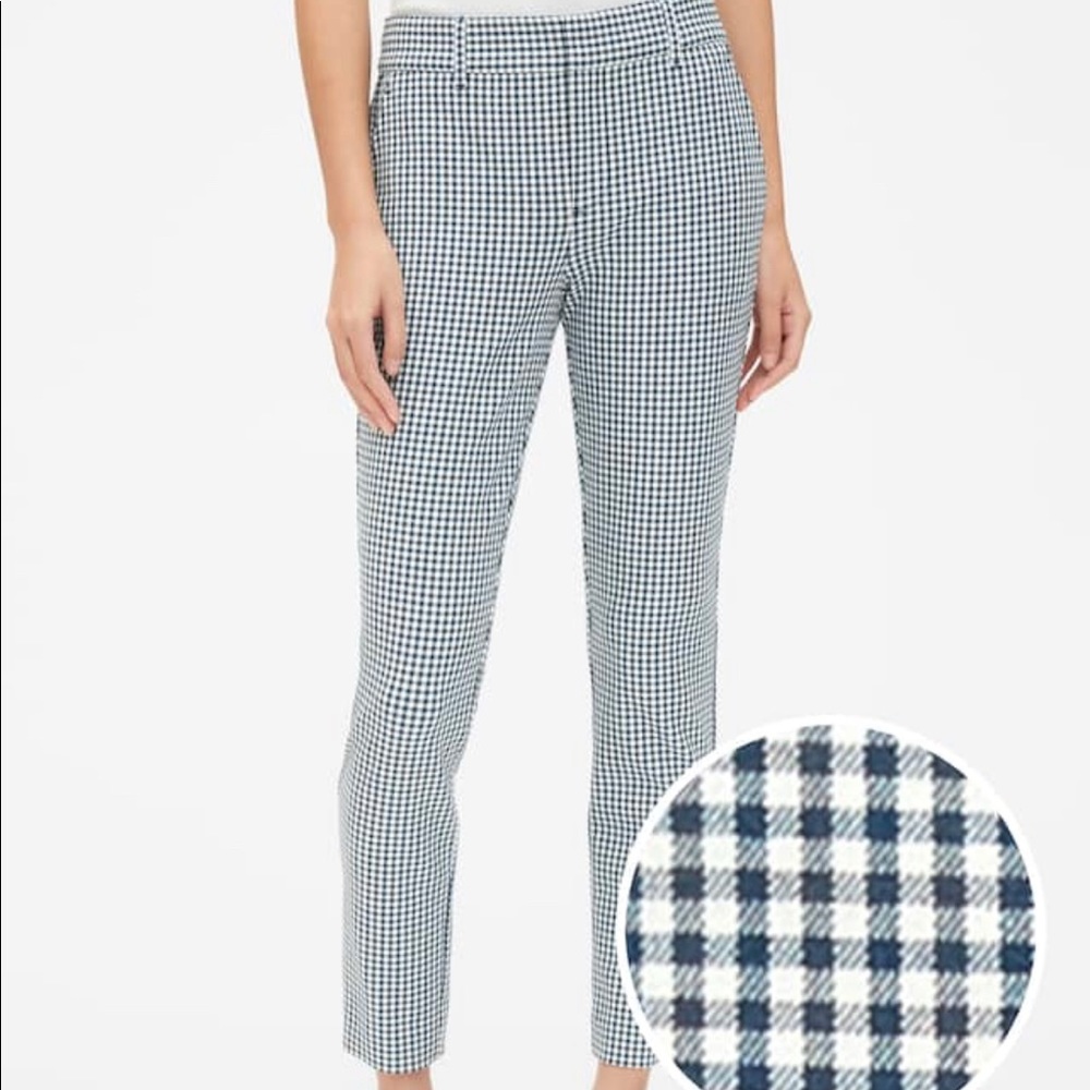 GAP Gingham Signature Skinny Ankle